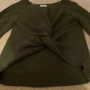 Darkish green sweater